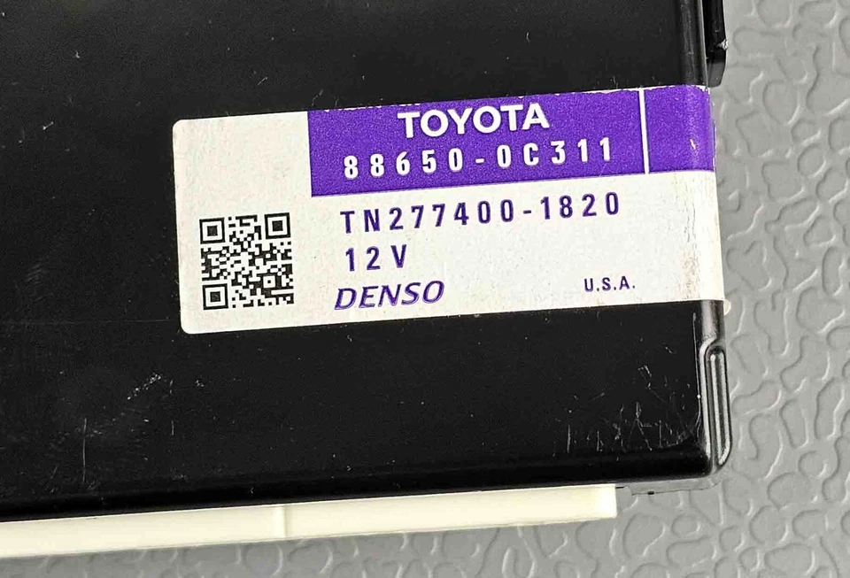 Módulo de control amplificador de temperatura aire acondicionado Toyota Tundra 2014-2017 OEM 88650-0C311 Foto 2 de 4