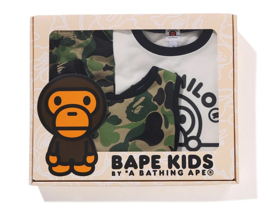 *A BATHNIG APE BAPE KIDS ABC CAMO BABY MILO BABY GIFT SET | eBay