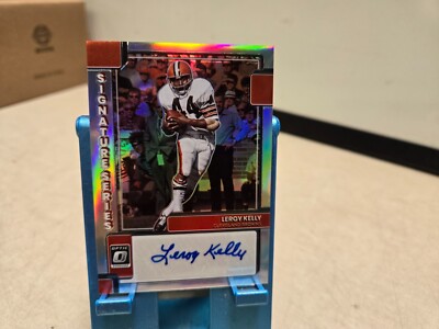 LEROY KELLY 2022 Panini Optic Signature Series Autograph #SS-LK Auto Browns