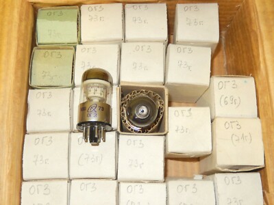 OG-3 OG3 Röhren Dekatron METALL BASE 70er Jahre RAR und ALT NEU NOS NIB.