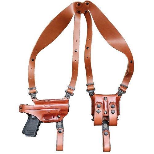 Horizontal Shoulder Holster Fits, Tokarev TT-33 Caliber 7.62x25mm