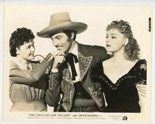 Cesar Romero, Marjorie Weaver & Virginia Field, in The Cisco Kid (1939), 19753