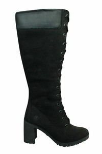 black knee high timberland boots