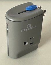 INTEREX "The Traveler" 2 Outlet Portable Surge Protector Gray - Model  PS5503M