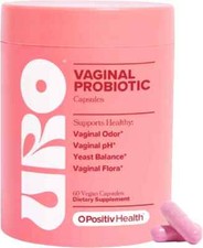 URO Vaginal Probiotics for Women pH Balance with Prebiotics  Lactobacillus