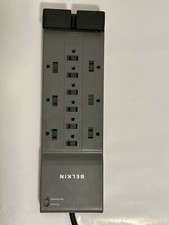 Belkin BE112230-08 12 Outlet Power Strip 120V-15A, 1800W w/ Power Cord