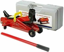Cric Sollevatore Idraulico 2 Tonnellate Auto Elevatore a Carrello con Valigetta