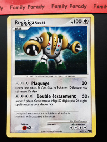 Regigigas Holo 100pv 4/17 POP9 Pokemon Card Promo Occ - Picture 1 of 2