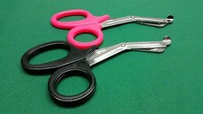 50 EMT PARAMEDIC UTILITY BANDAGE SHEARS EMS ENT SCISSORS 7.5" PURPLE + BLACK