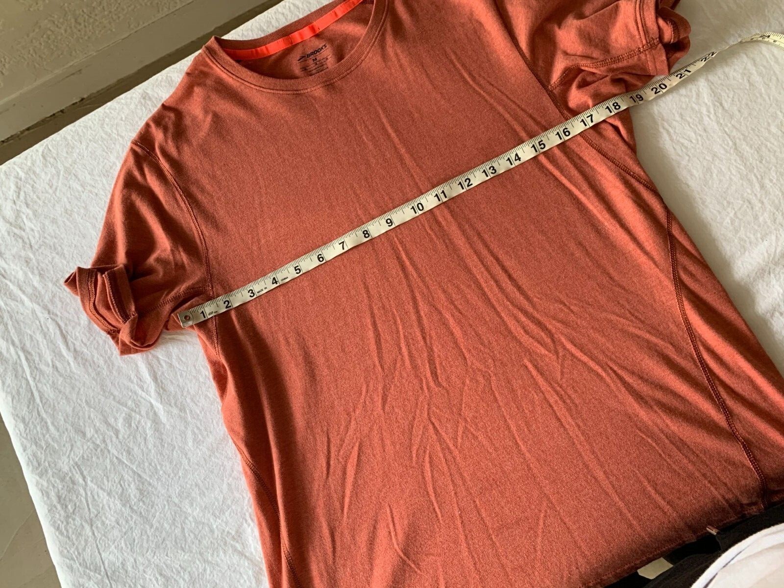 Brooks Women's Orange Running Short Sleeve TShirt Medium eBay