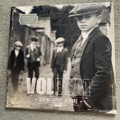 VOLBEAT REWIND REPLAY REBOUND CLEAR VINYL LP New Sealed