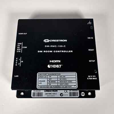 Crestron DM-RMC-100-C DigitalMedia 8G+ Receiver & Room Controller