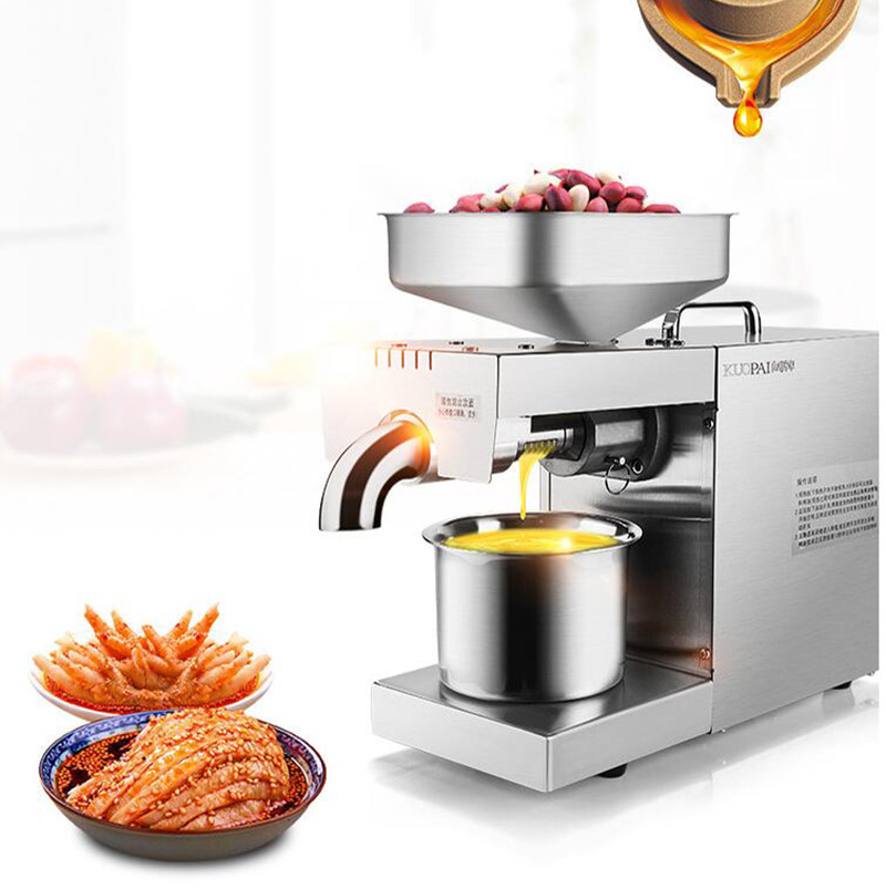Automatic household stainless steel oil press commercial presser squeezer Y