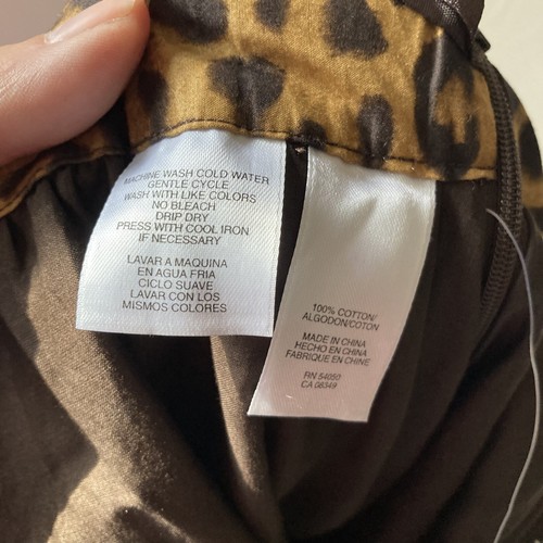 Jones New York Womens Leopard Print Maxi Skirt Size 12 Animal Print Belted NWT - Picture 8 of 15