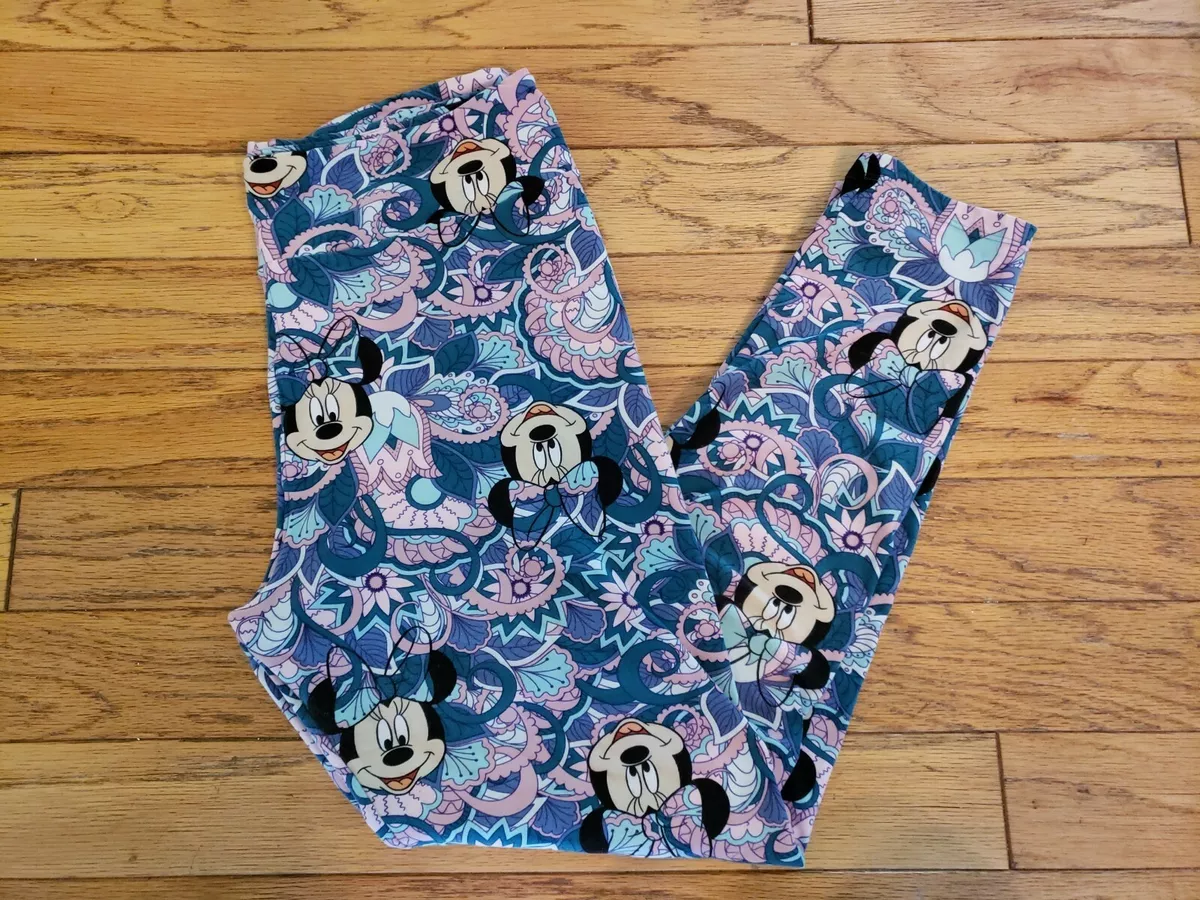 RARE LuLaroe Disney Minnie Mouse TC Leggings paisley