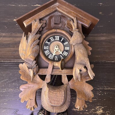 W Germany Wood Cuckoo Clock | eBay
