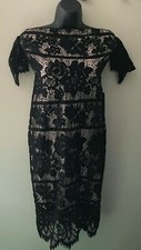 NWT Women's Express Black Lace Size 6 Dress