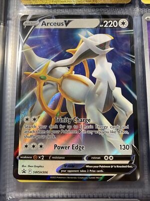 Arceus VSTAR + Arceus V SWSH306 SWSH307 Pokemon TCG Plus 2