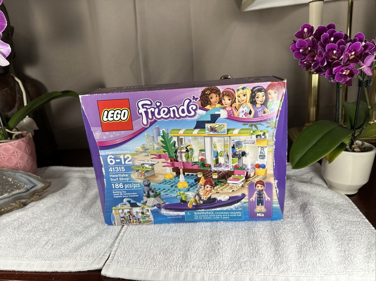 NIB LEGO Friends Heartlake Mia Surf Shop 41315 Complete Set