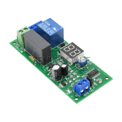 JK13 AC 220V Digital Display Delay Relay Module Delay Timer Switch 0-99 S/Min