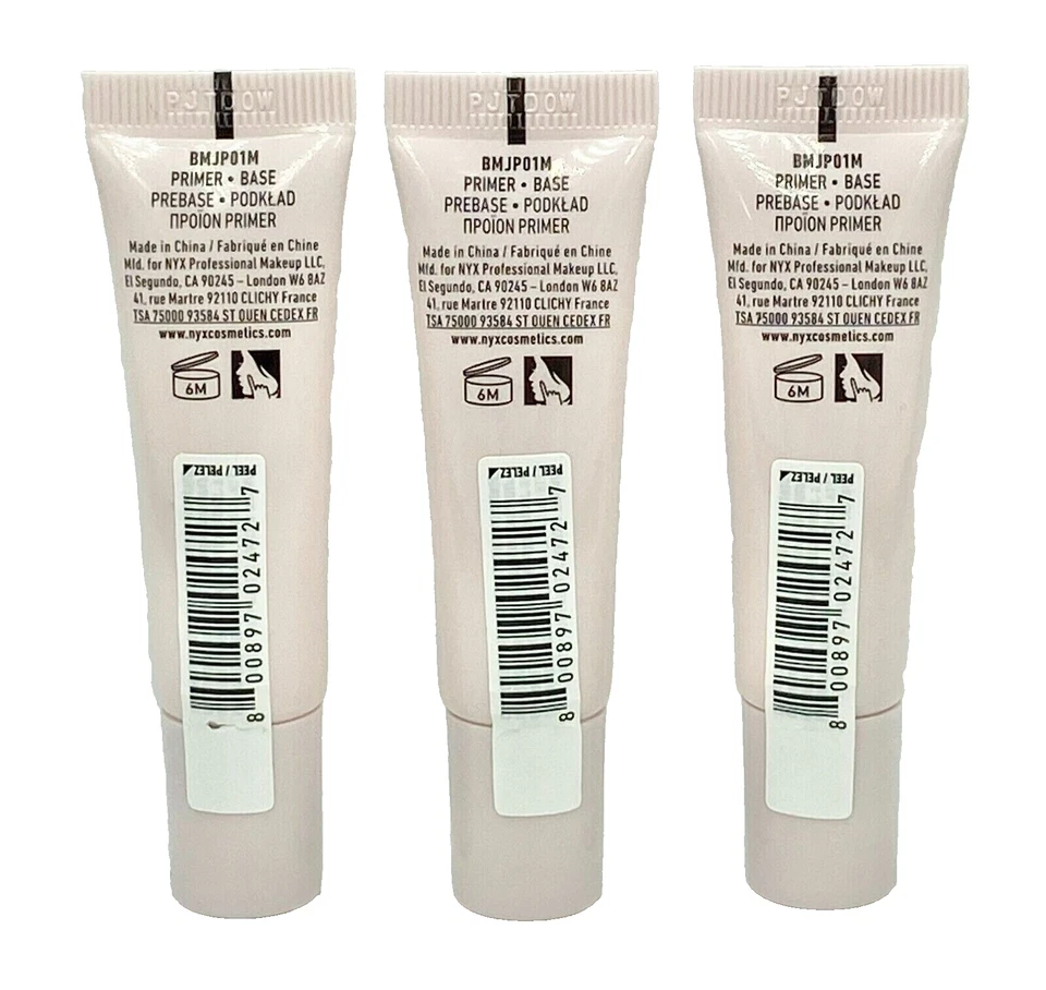 NYX Primer Professional Makeup Bare With Me Jelly Gripping Mini 0.28 oz (3 Pack) - Image 2 of 2