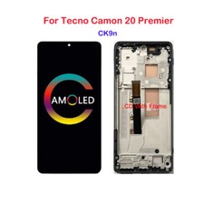 LCD Display Touch Screen Digitizer w/Fr AMOLED For Tecno Camon 20 Premier CK9n