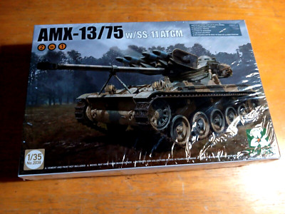 2016 TAKOM Model FRENCH LIGHT TANK AMX-13/75 w/SS-11 ATGM Kit #2038