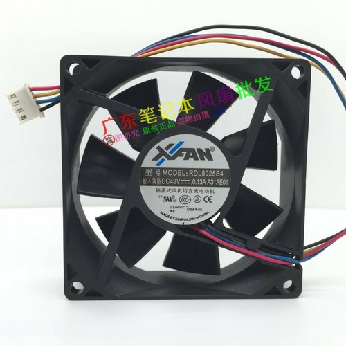Good Quality Sanyo Imports 8020 48V 0.08A 8Cm Dual Ball Bearing Fan 109p0848c604 Three Wire Cooling Fan