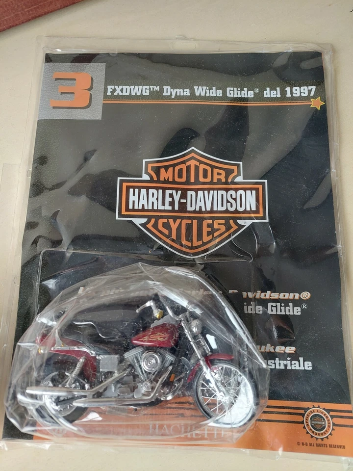 7 MODELLINI HACHETTE HARLEY DAVIDSON CON FASCICOLI MAISTO - Immagine 4 di 4
