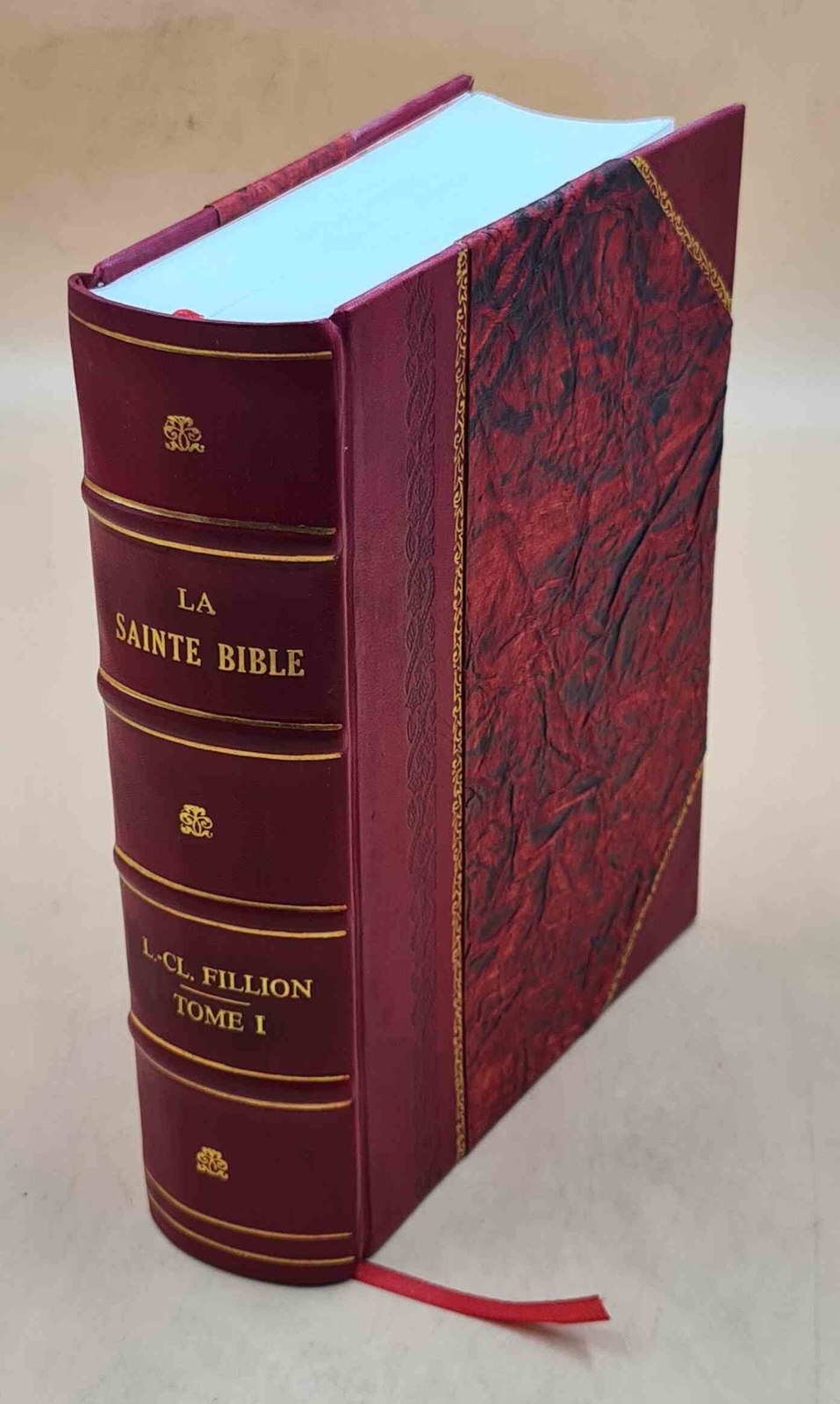 La Sainte Bible Texte Latin Et Traduction Fran?Aise Volume 1 189 [Leather Bound]