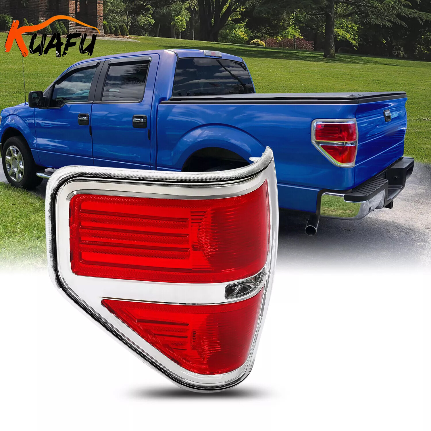 For Ford F150 F-150 Pickup 2009-2014 Left Driver Side Tail Light Brake Lamp