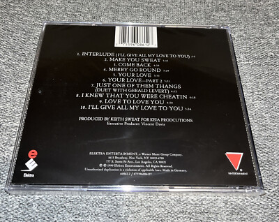 I'll Give All My Love to You by Keith Sweat (New CD)⭐️Buy Any 3
