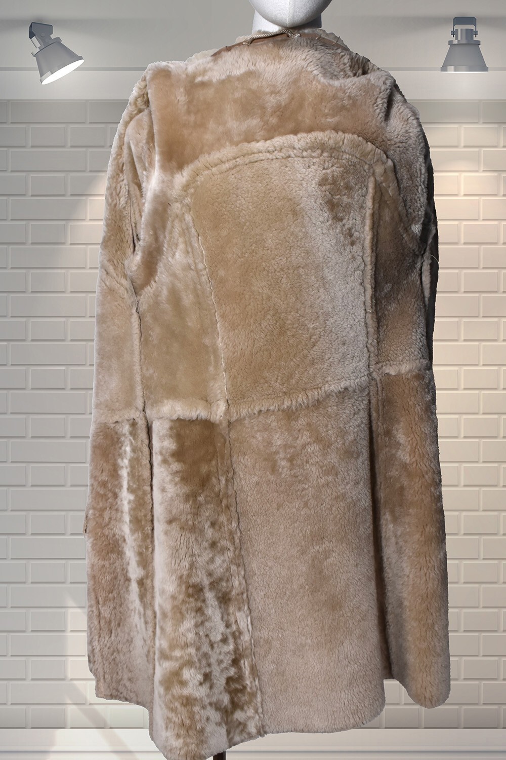 Vintage 1970s Suede & Faux Shearling Penny Lane Afghan Coat UK 12 eBay