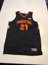 Game Worn Used Princeton Tigers Nike Basketball Jersey Size Large #21