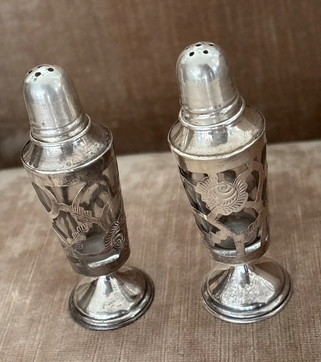 メキシコ製salt & pepper、Taxcoのミッドセンチュリー調 刻印入り