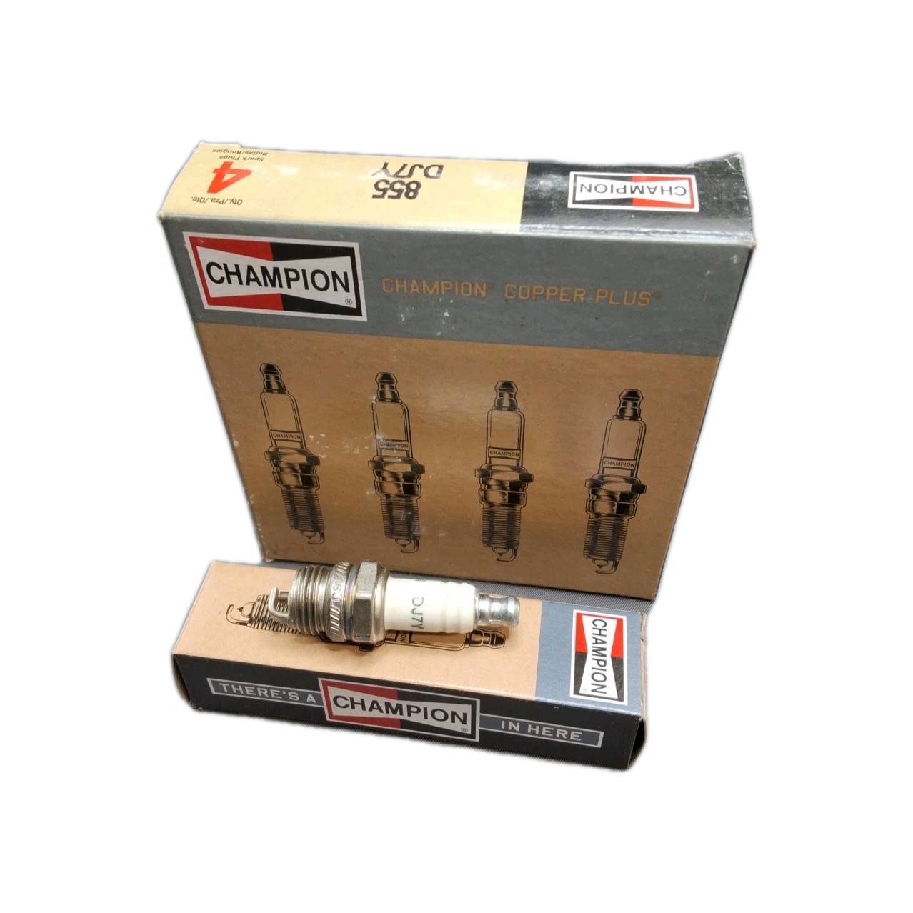 Champion Spark Plug DJ7Y # 855, Set of 5