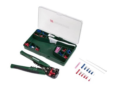 Parkside Automatische Abisolierzange und Crimpzange Set - 231 Stück, Brandneu