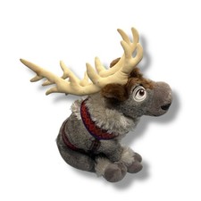 Disney Store Frozen Movie Sitting Sven The Reindeer Plush Toy 13 Inch