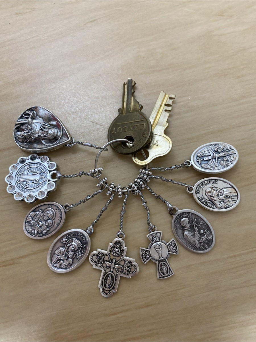 Constantine Key Chain Keychain Ring Exorcism Pendants John Keyring