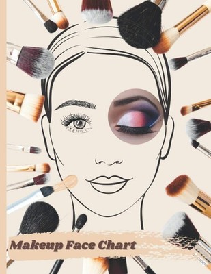 Makeup Face Charts Blank Makeup Face Chart Worksheets for Makeup Lovers to Or...