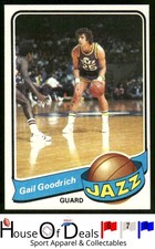 1979-80 Topps #32 Gail Goodrich Utah Jazz Basketball Card