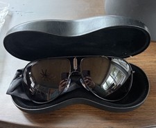 Men  s Carrera Aviator Sunglasses 0807 Black WJ 64-11-135 NWT And Case