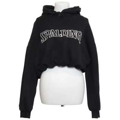 Spalding, Kapuzenpullover, Größe: XL, Schwarz, Print, Damen #6mY