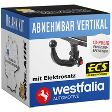 AHK Für Skoda Octavia Limo & Kombi 13-19 Westfalia abnehmbar mit 13polig spezi.