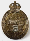 WW1, 3rd Infantry Works Company Collar Badge Canadian Military with Lugs