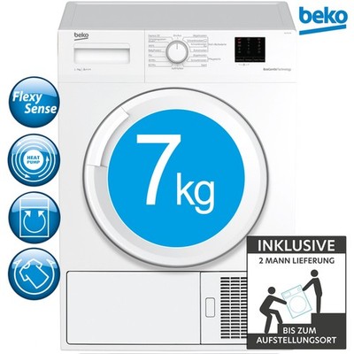 Beko Wärmepumpentrockner 7 kg Trockner FlexySense DS7511PA 2ML
