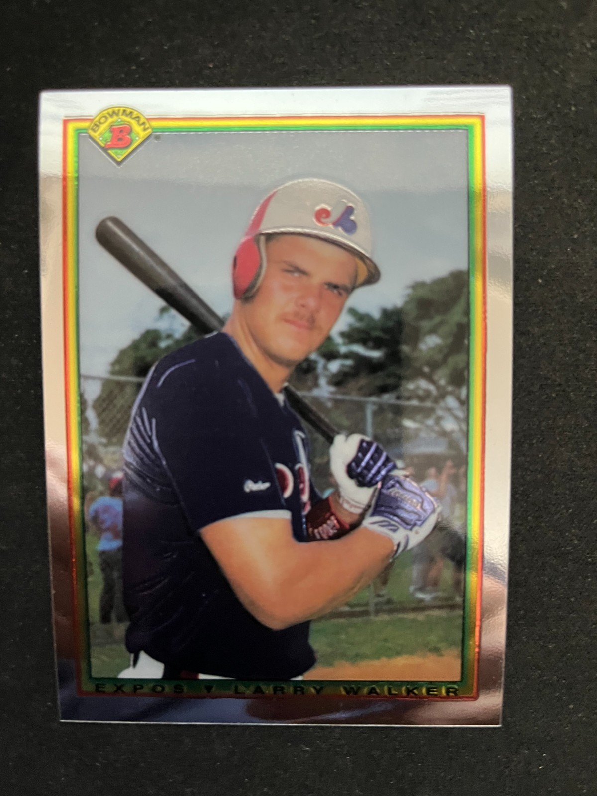 1998 Bowman Chrome Rookie Reprint #16 Larry Walker Montreal Expos NrMt