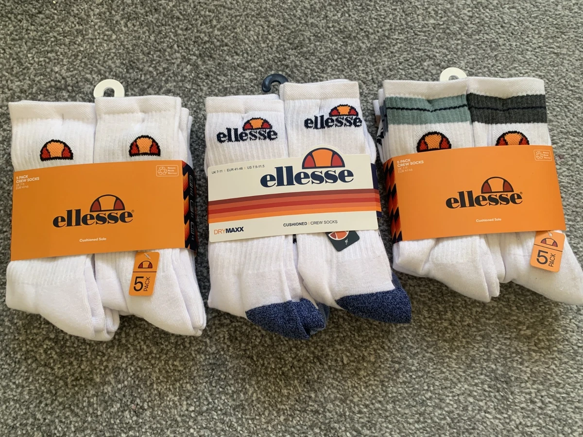 Pánské ponožky Ellesse Pullo 3-Pack Socks White (SAAC0620-908N) | Footshop