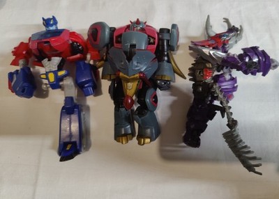 Transformers Lot of 3 Action Figures For Parts Only Missing Pieces 