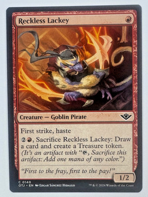 Reckless Lackey | 0140 | Outlaws of Thunder Junction | Common | NM